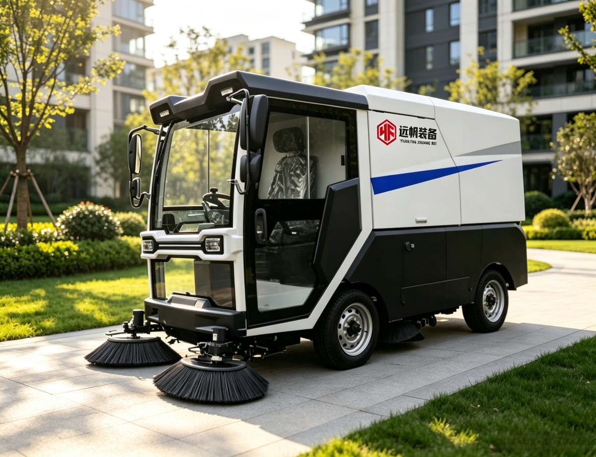 YF-X1000L 纯吸式高位自卸四轮扫路车